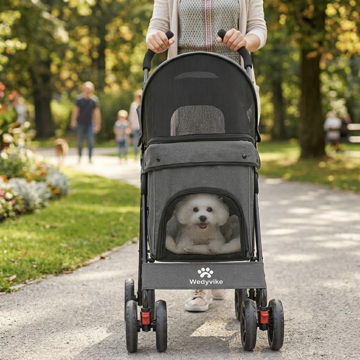 Poussette pour petits chiens