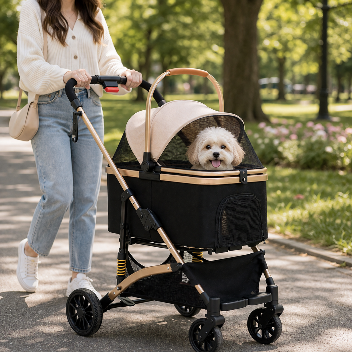 Poussette pour chien tout-confort 40kg