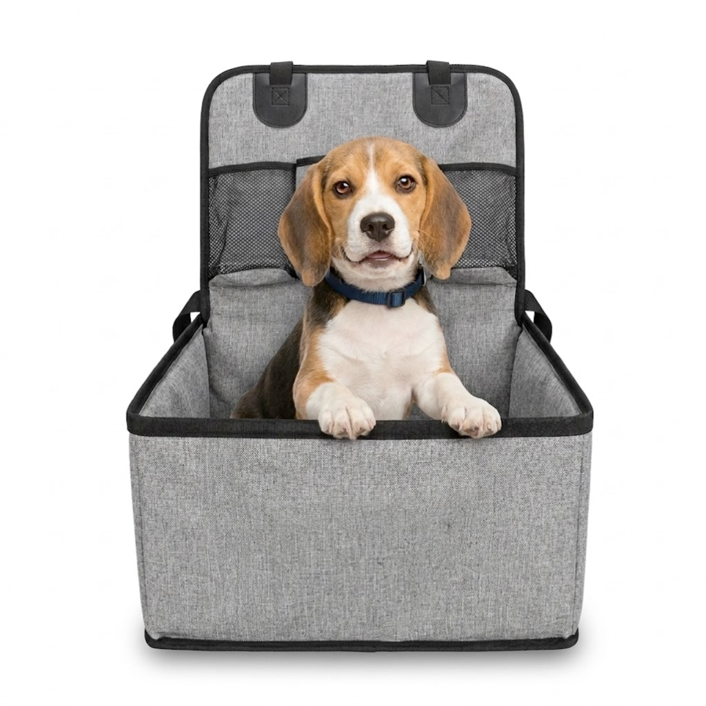 Siège auto multi-poches pour petit chien