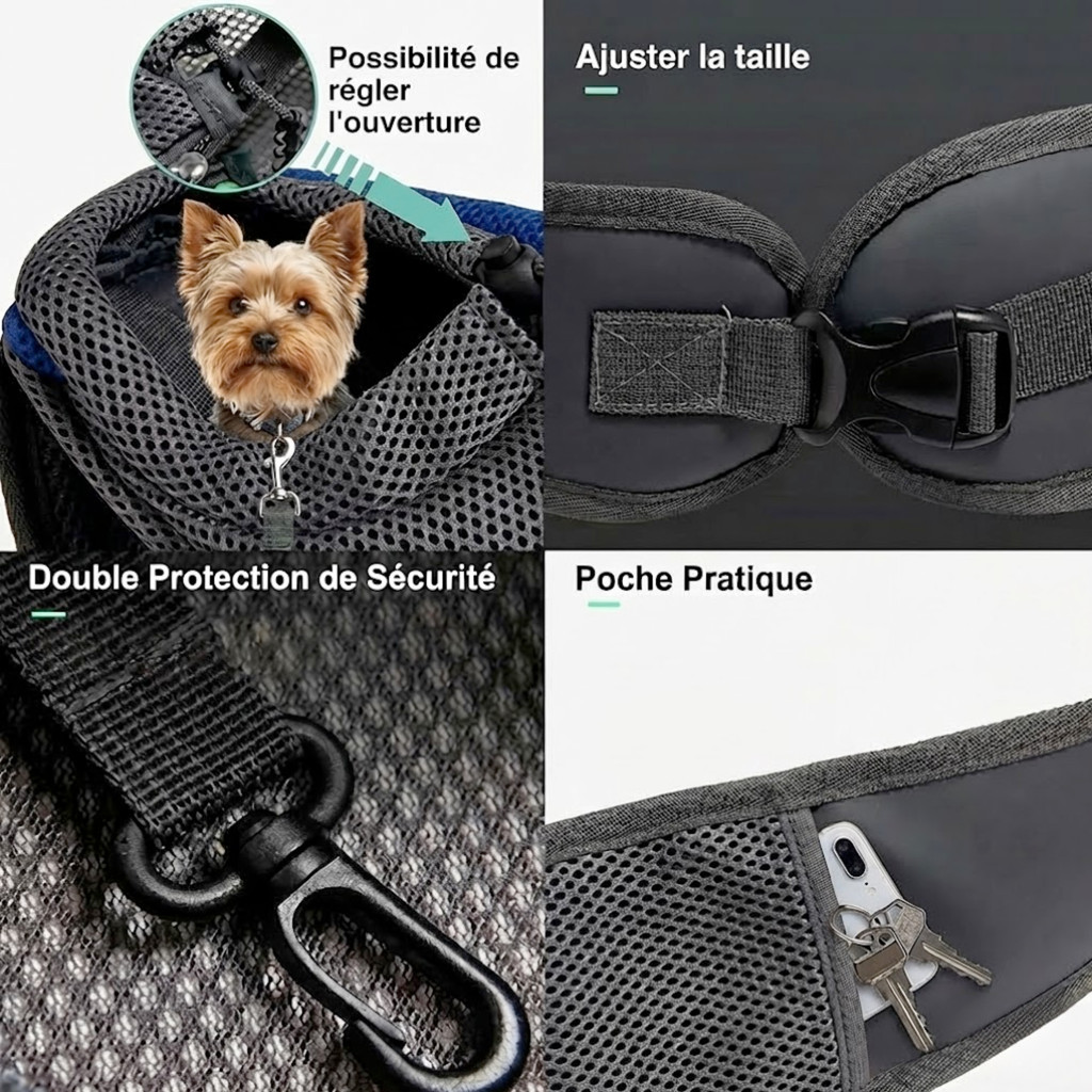 Sac bandoulière "mains libres" - jusqu'à 6 kg