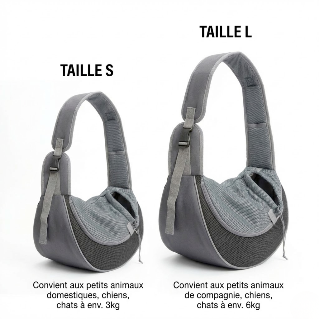 Sac bandoulière "mains libres" - jusqu'à 6 kg