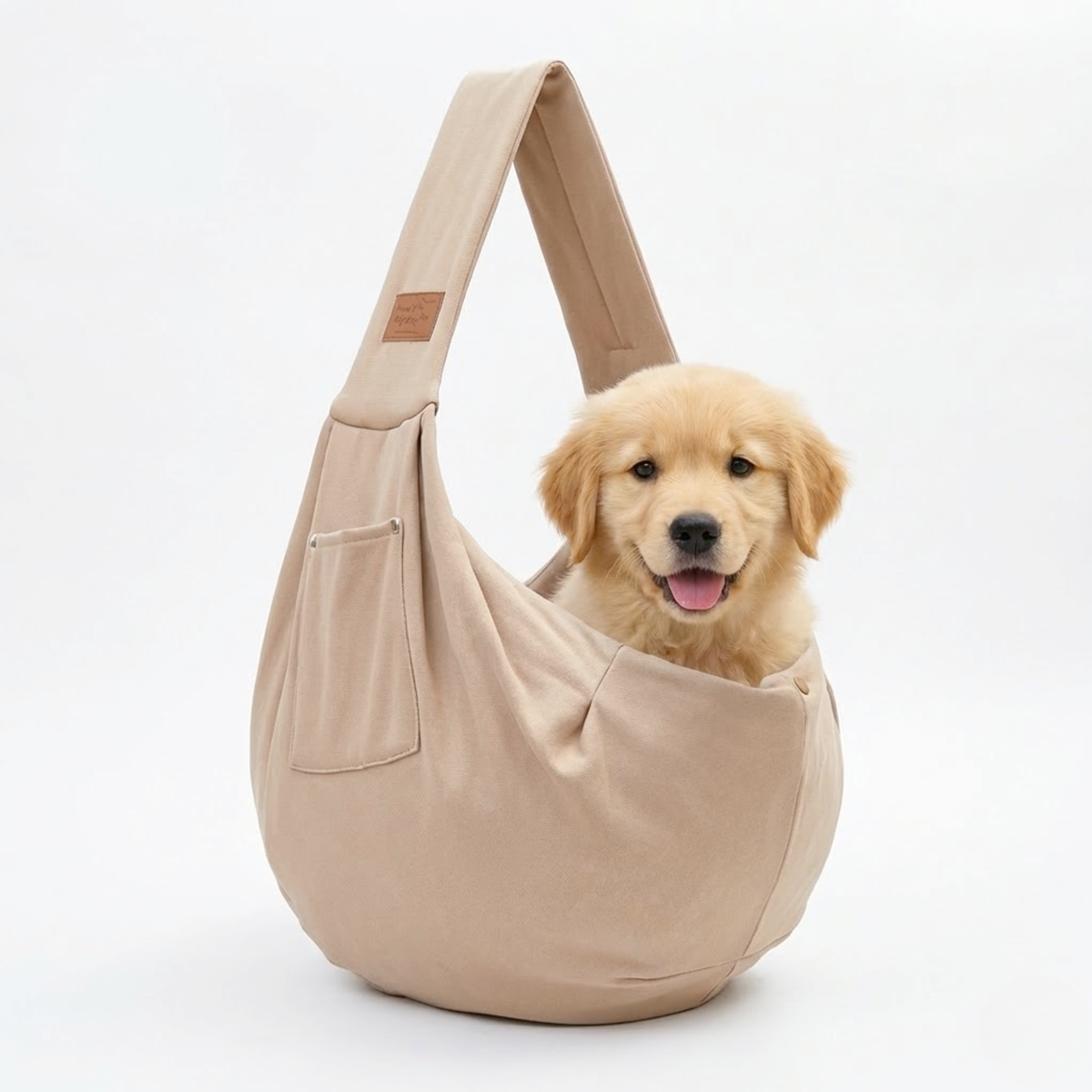 Sac bandoulière souple pour chien jusqu’à 7,5 kg
