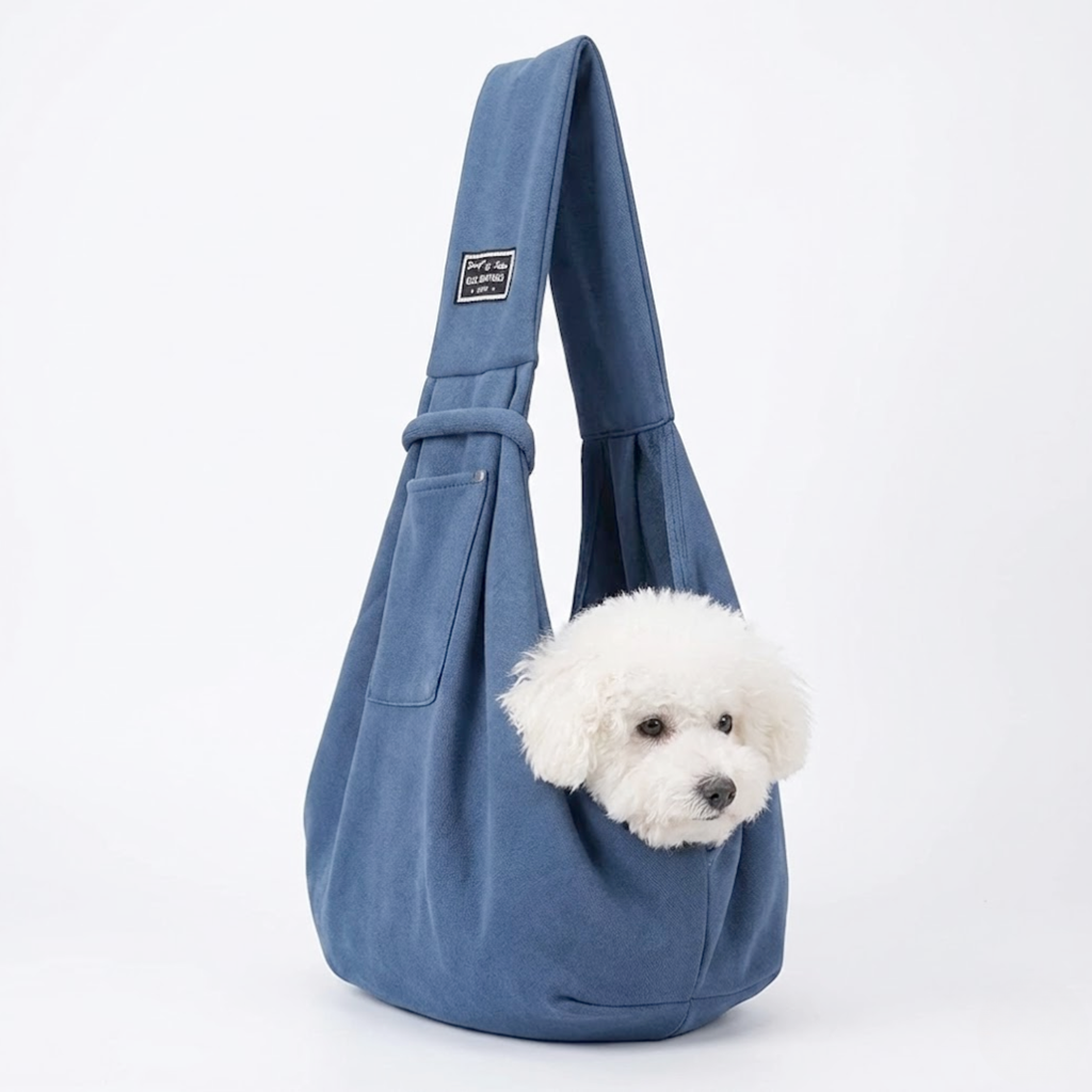 Sac bandoulière souple pour chien jusqu’à 7,5 kg