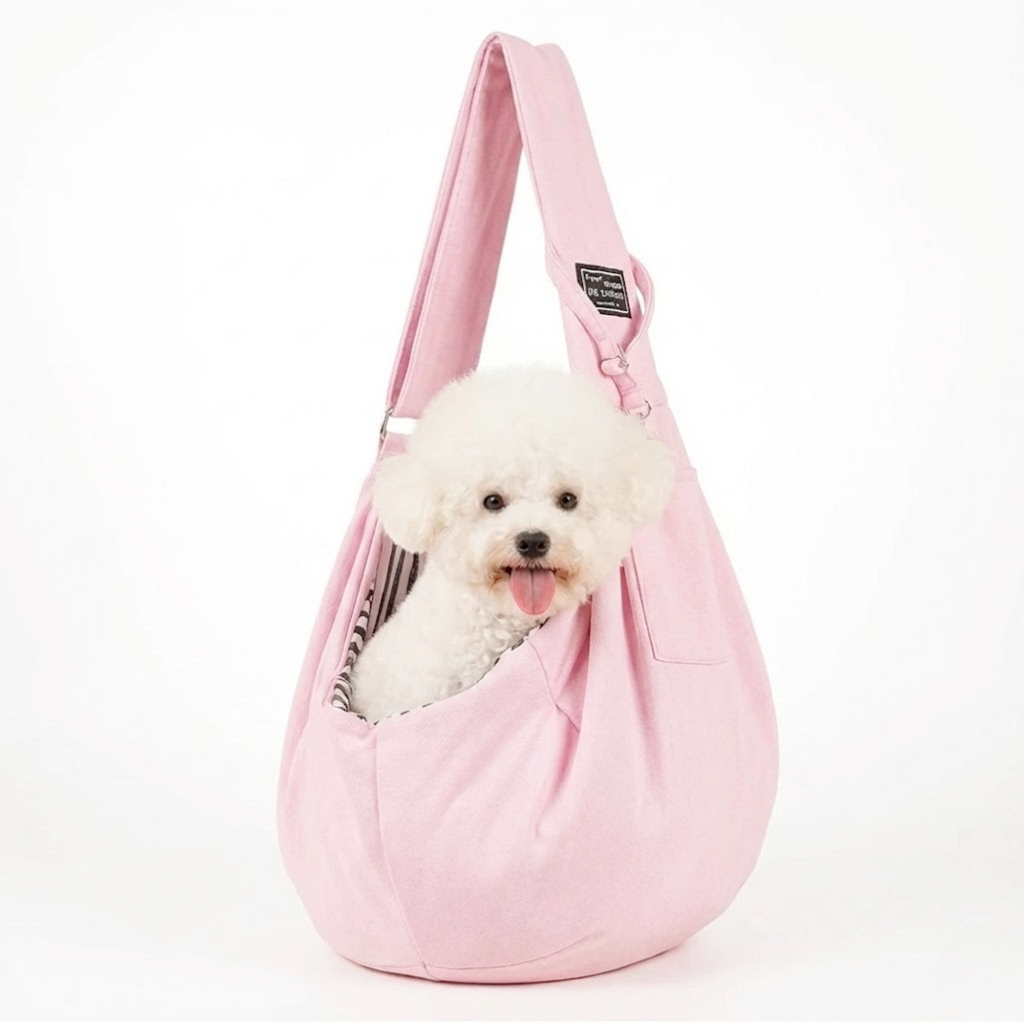 Sac bandoulière souple pour chien jusqu’à 7,5 kg