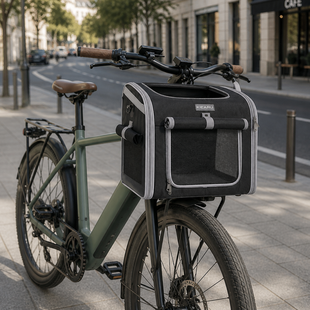 Panier vélo avant pour chien jusqu’à 5,4 kg