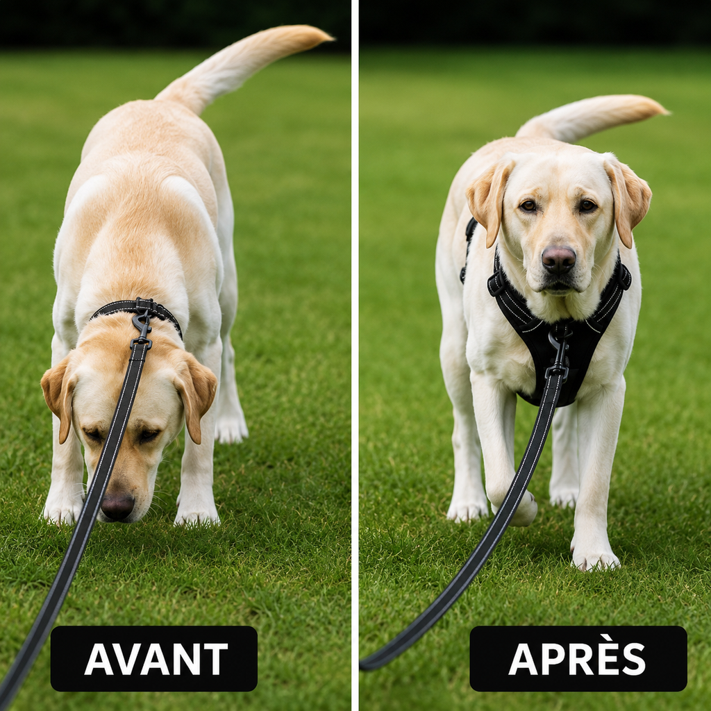 Harnais anti-traction pour chien | Dogova
