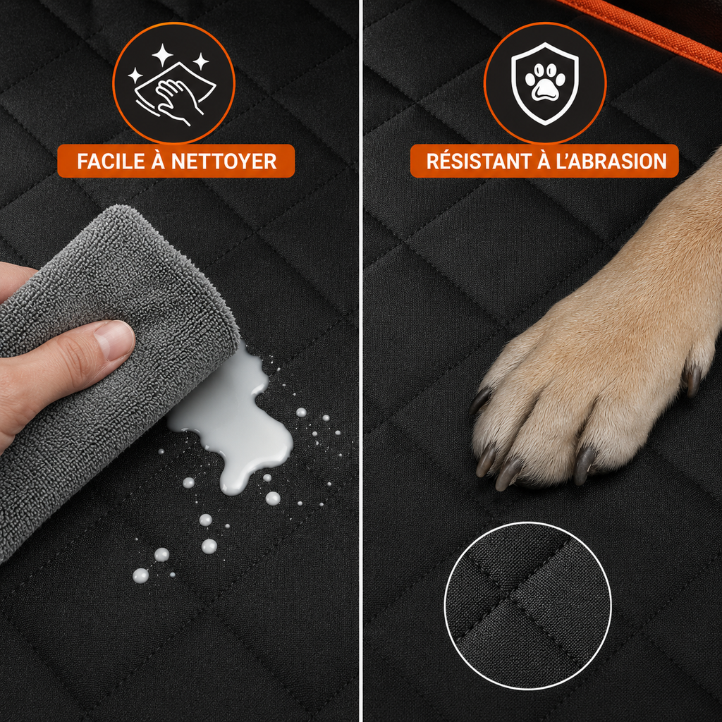 Housse siège arrière voiture chien | Imperméable