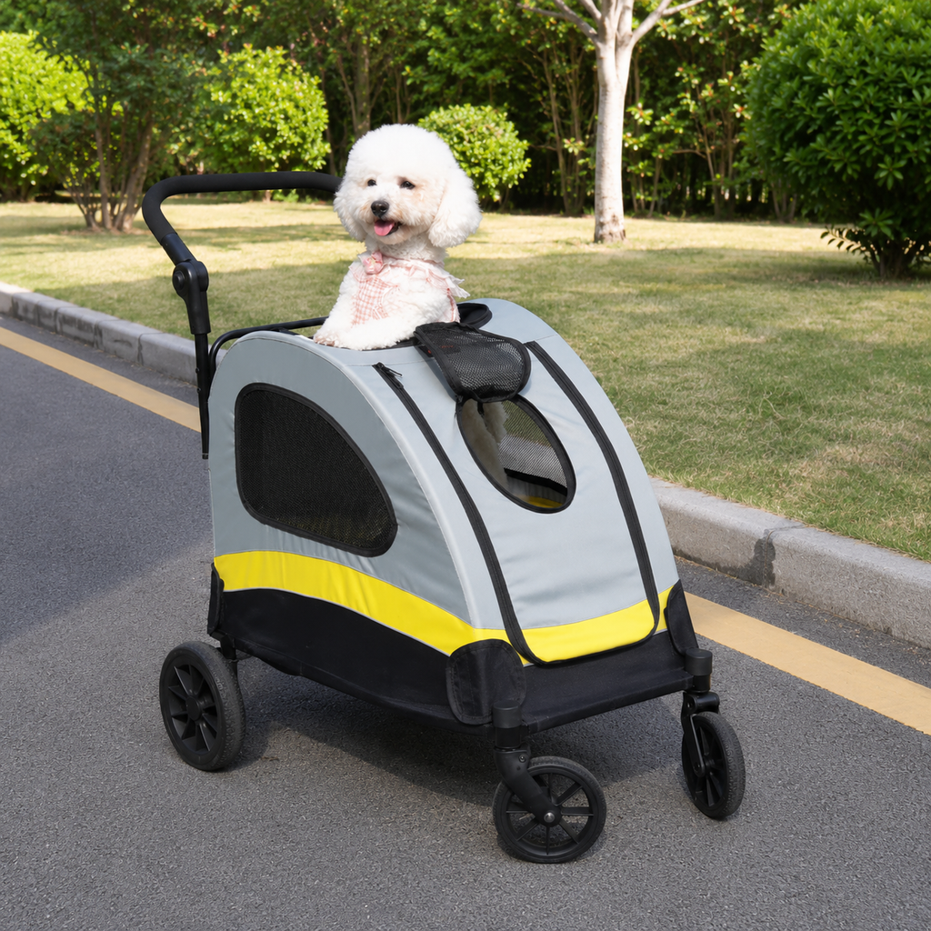Chariot Chien | Robuste & tout-terrain pour chiens moyens