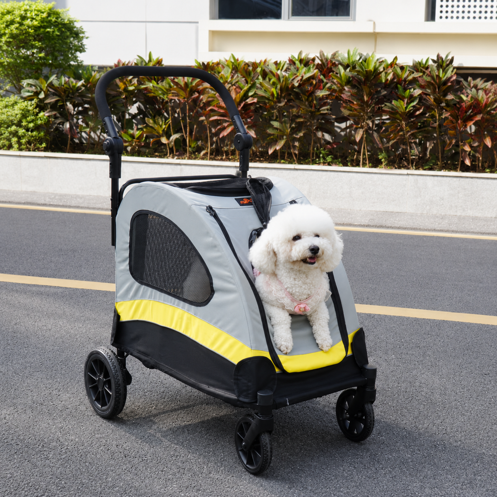 Chariot Chien | Robuste & tout-terrain pour chiens moyens