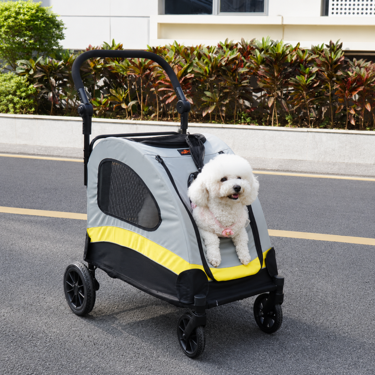Chariot Chien | Robuste & tout-terrain pour chiens moyens