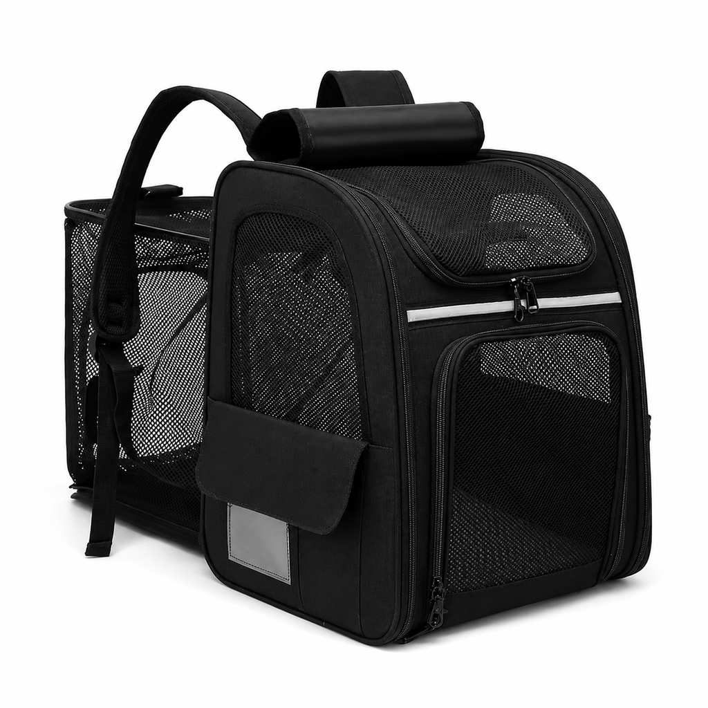 Sac à dos transport chien | Extensible & respirant pour chiens jusqu'à 7 kg