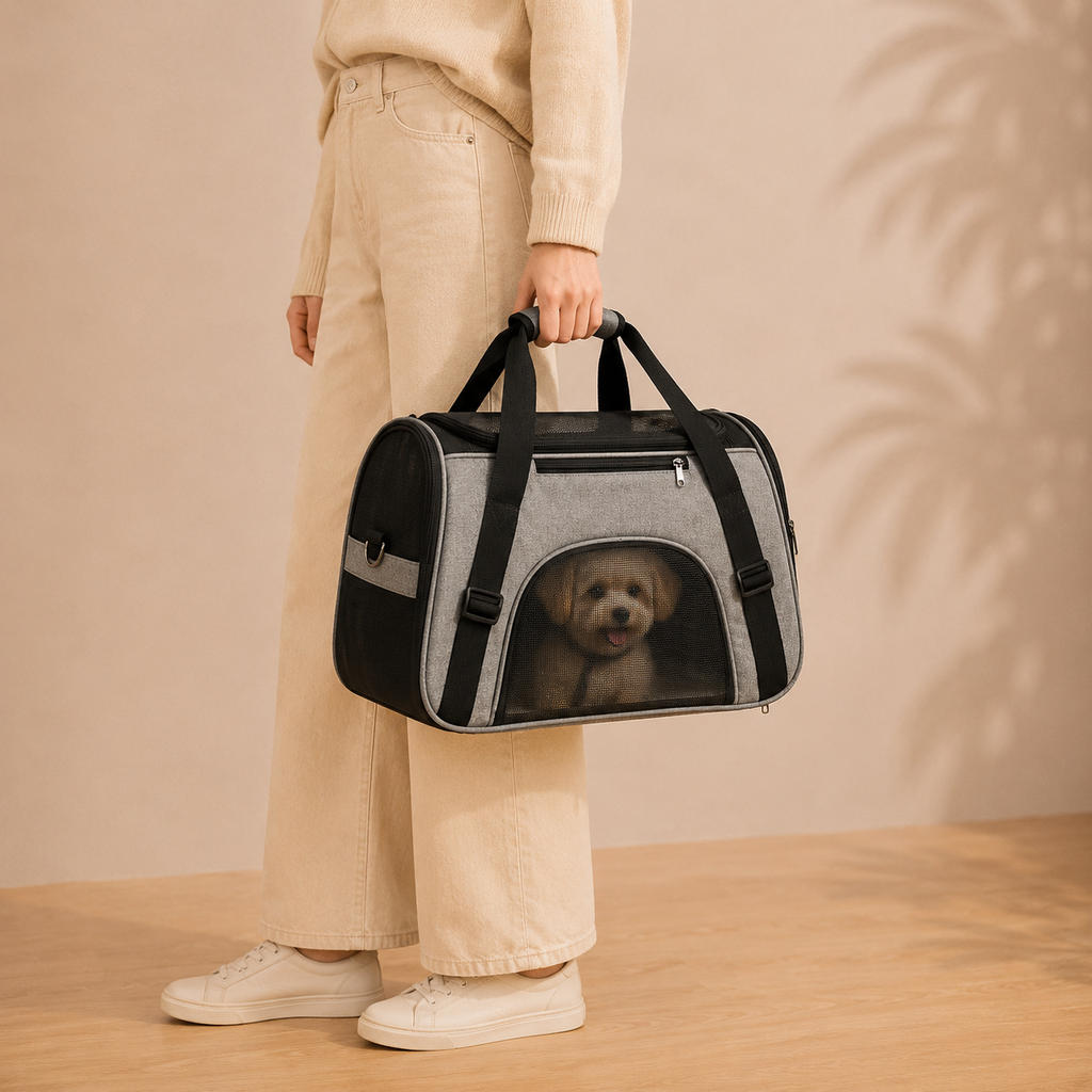 Sac de Transport pour Chien jusqu'à 7 kg | Compatible Cabine Avion
