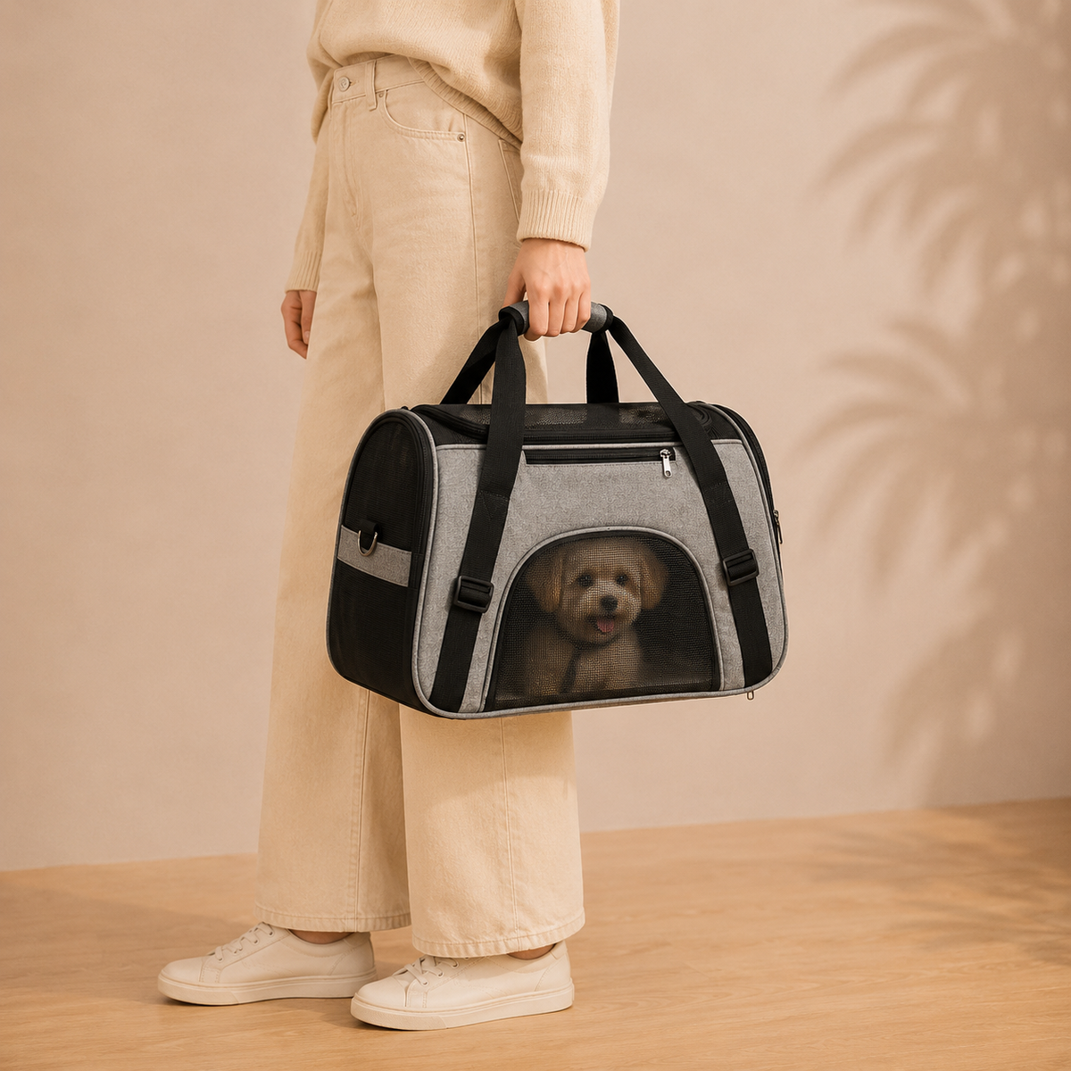 Sac de Transport pour Chien jusqu'à 7 kg | Compatible Cabine Avion