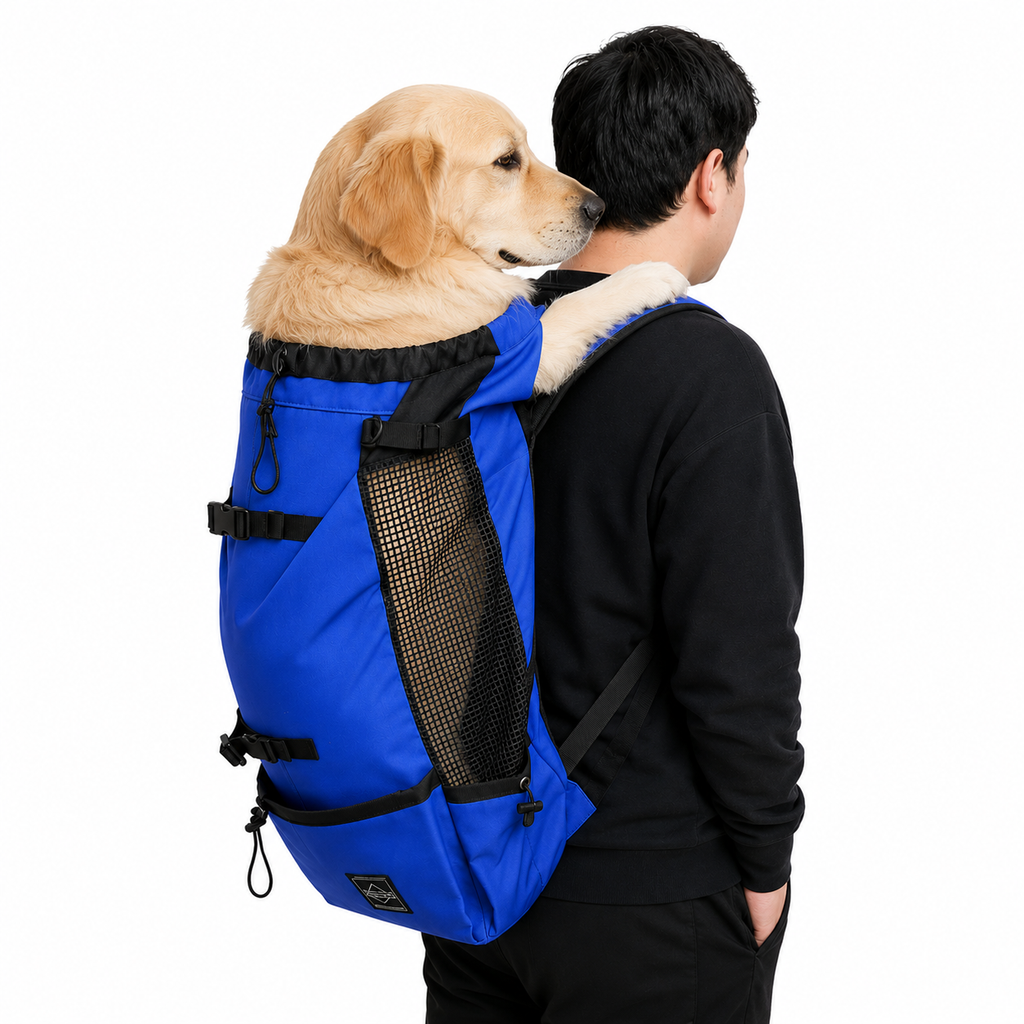 Sac à dos chien respirant | Randonnée, vélo & moto jusqu'à 15 kg