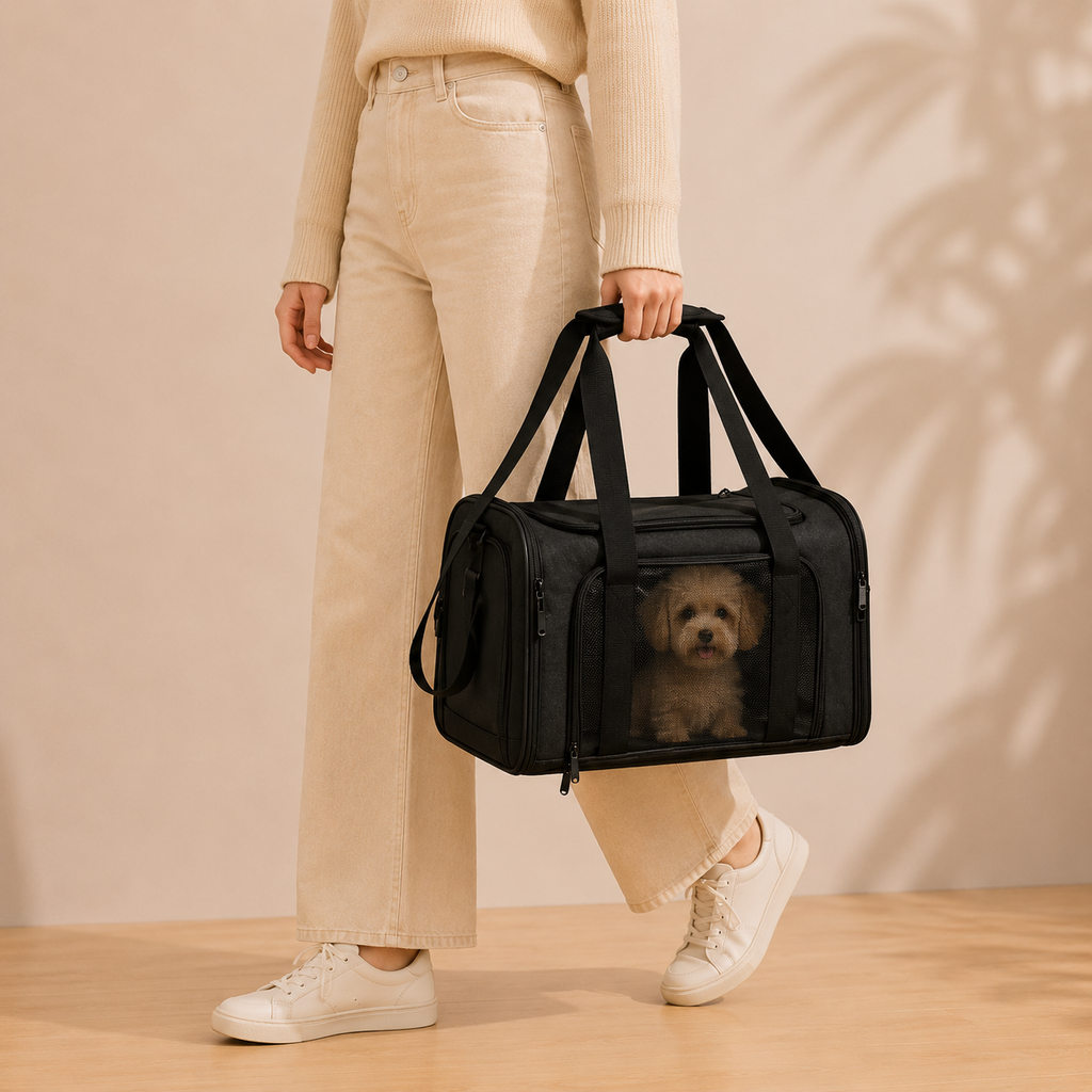 Sac de transport homologué cabine avion jusqu'à 7 kg